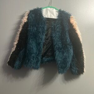 SHACI Faux Fur Jacket SZ Small
